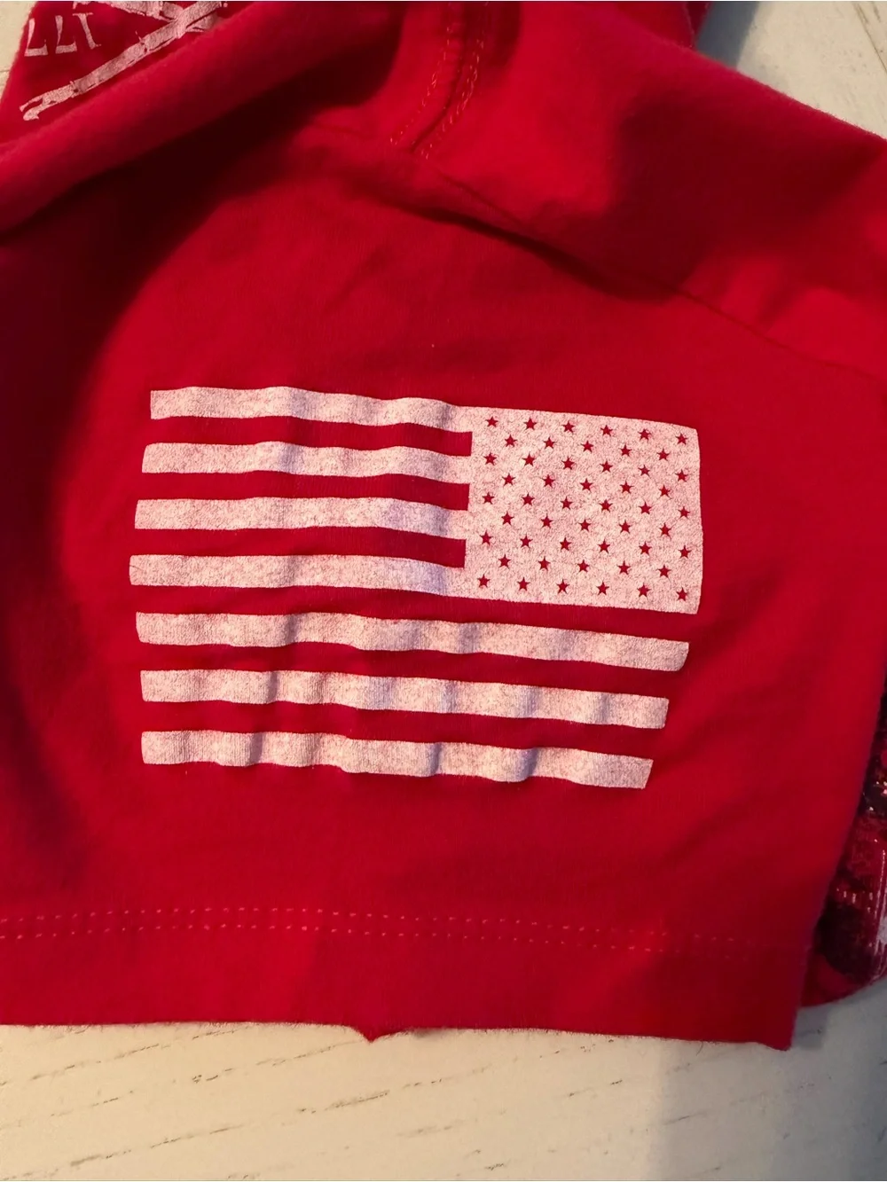 Grunt Style Women’s American Flag R.E.D. Graphic Tee